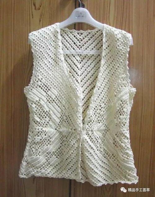 钩成人开衫马甲背心视频,钩编达人教你轻松制作时尚马甲背心开衫