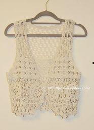 成人镂空背心钩织视频,钩织镂空背心之美